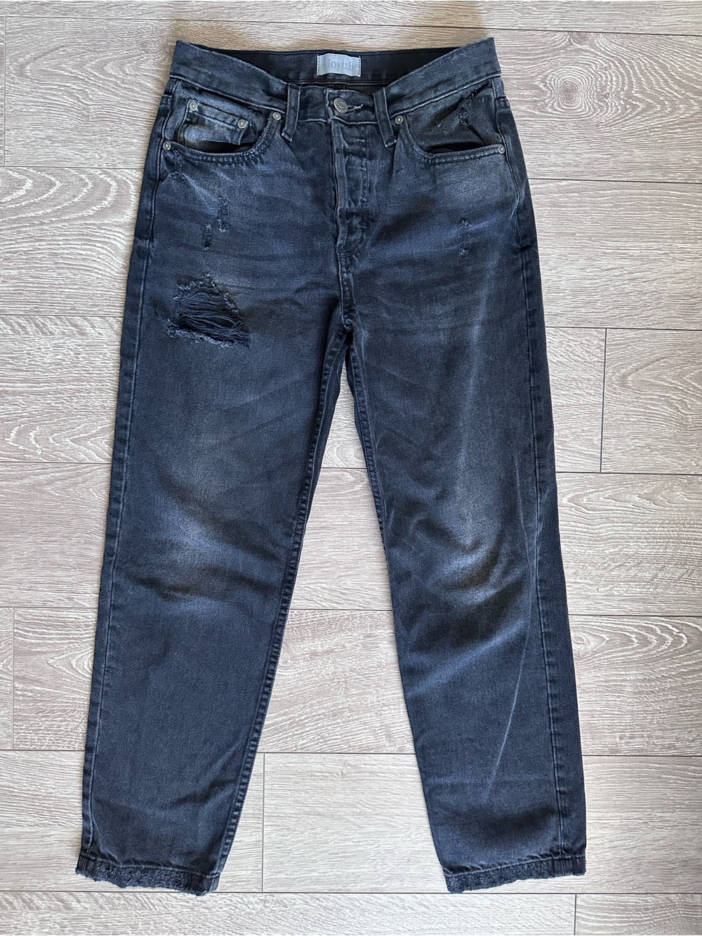 Boyish Tommy Black Distressed Jeans